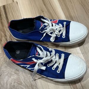 NFL Buffalo Bills Canvas Lace Up Sneakers Shoes Men’s 10